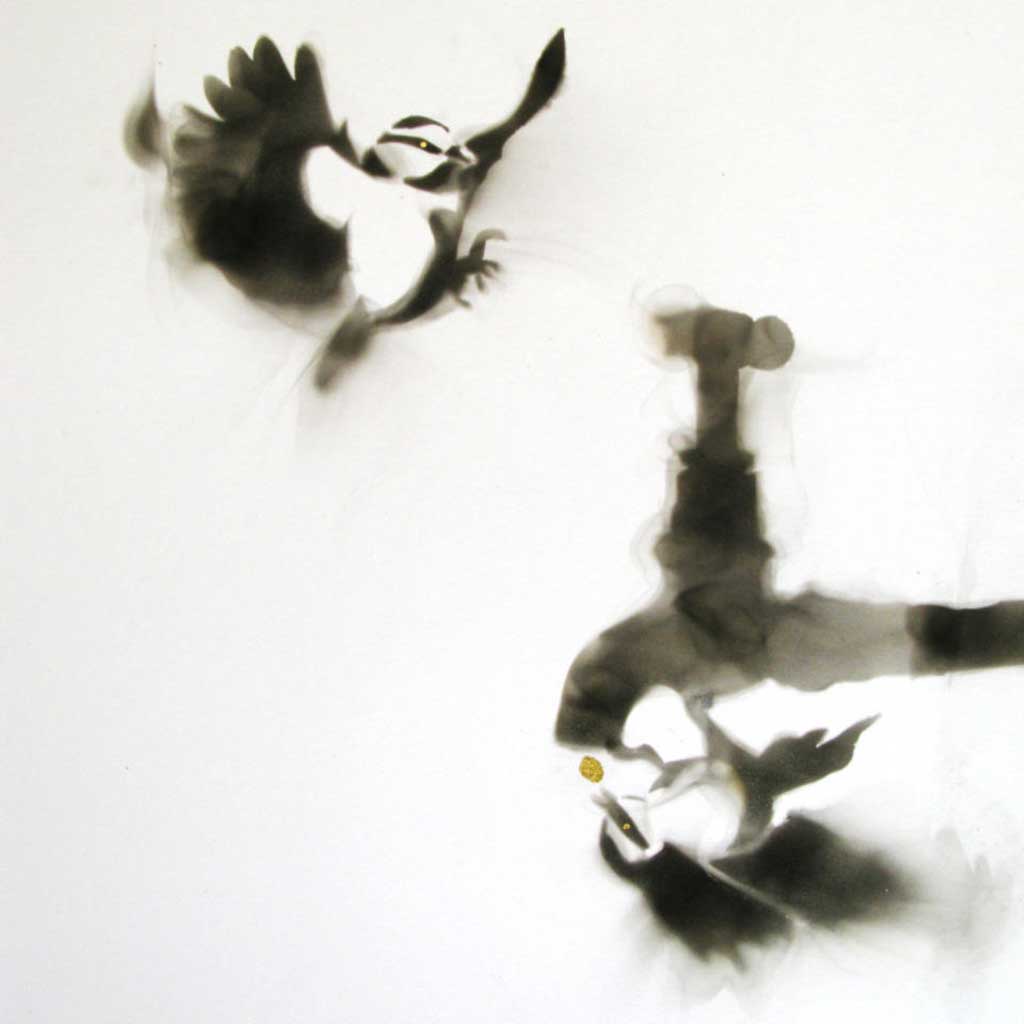 Soot painting by Anne Guest