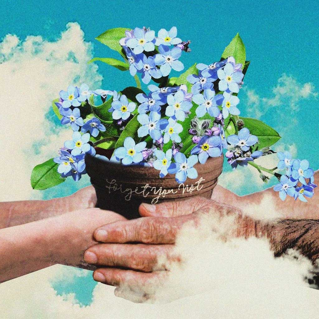 Photo of hands and flowers of Darla Jade Forget You Not single cover