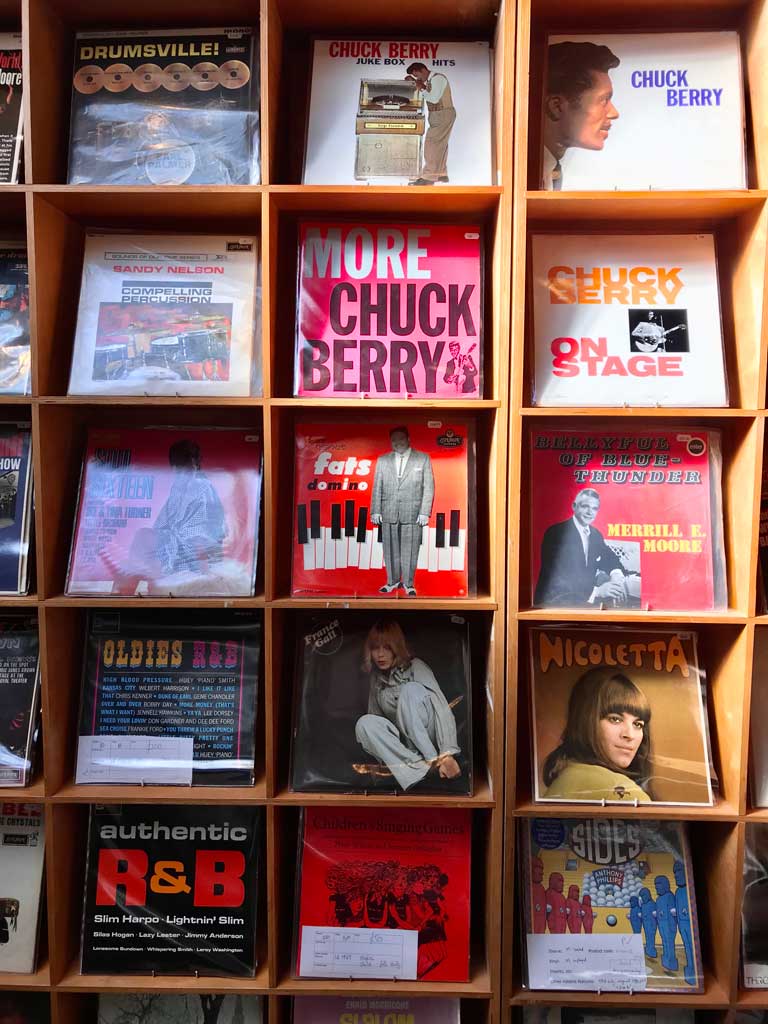 Records at Carnival Records, Malvern