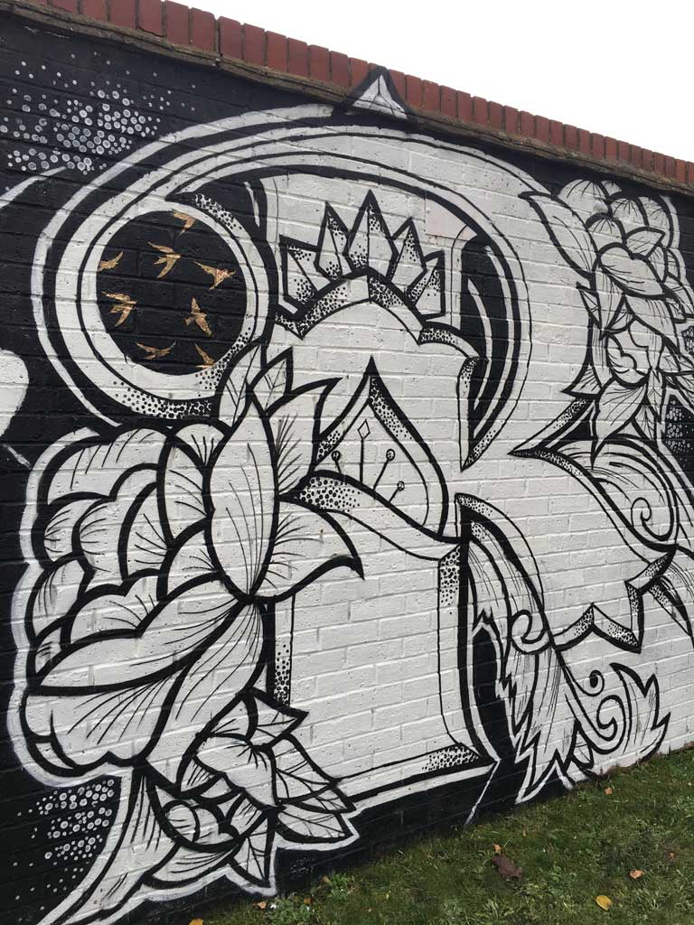 Graffiti wall Worcester Paint Festival preview