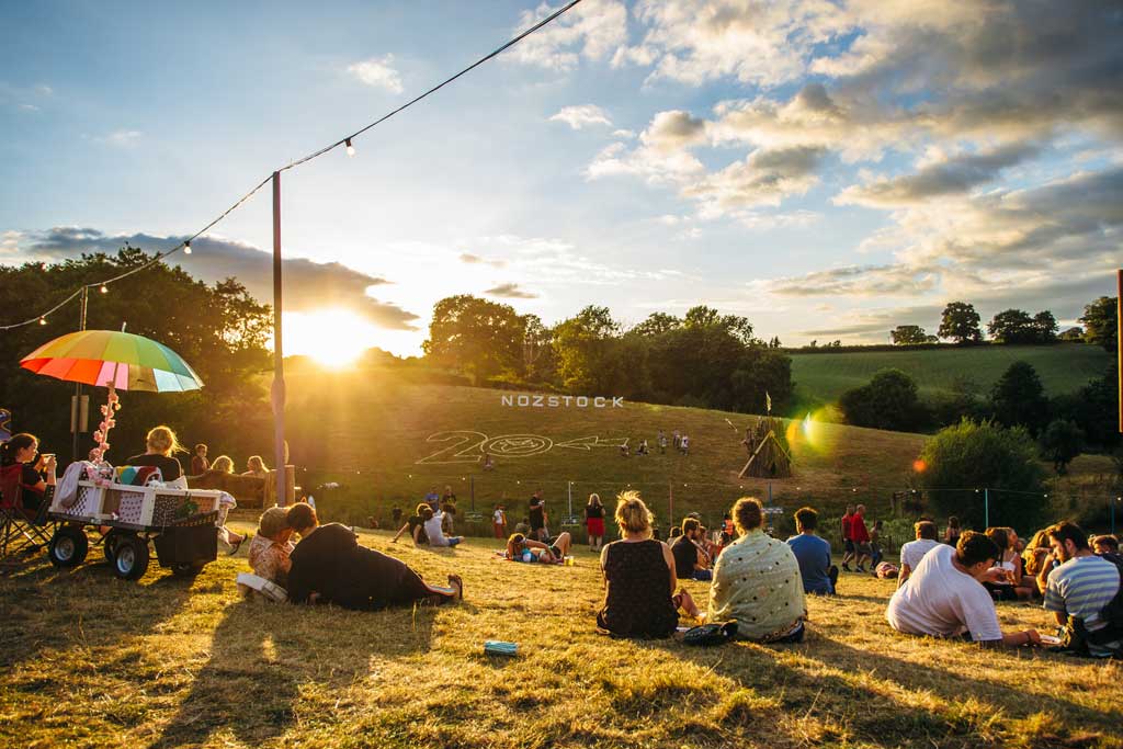 Photo of Nozstock sunset by Chloe Knott