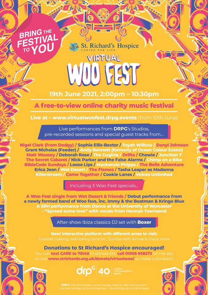 Woo Fest 2021 line up poster