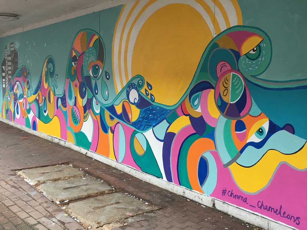 Photo of Chroma Chameleons new mural