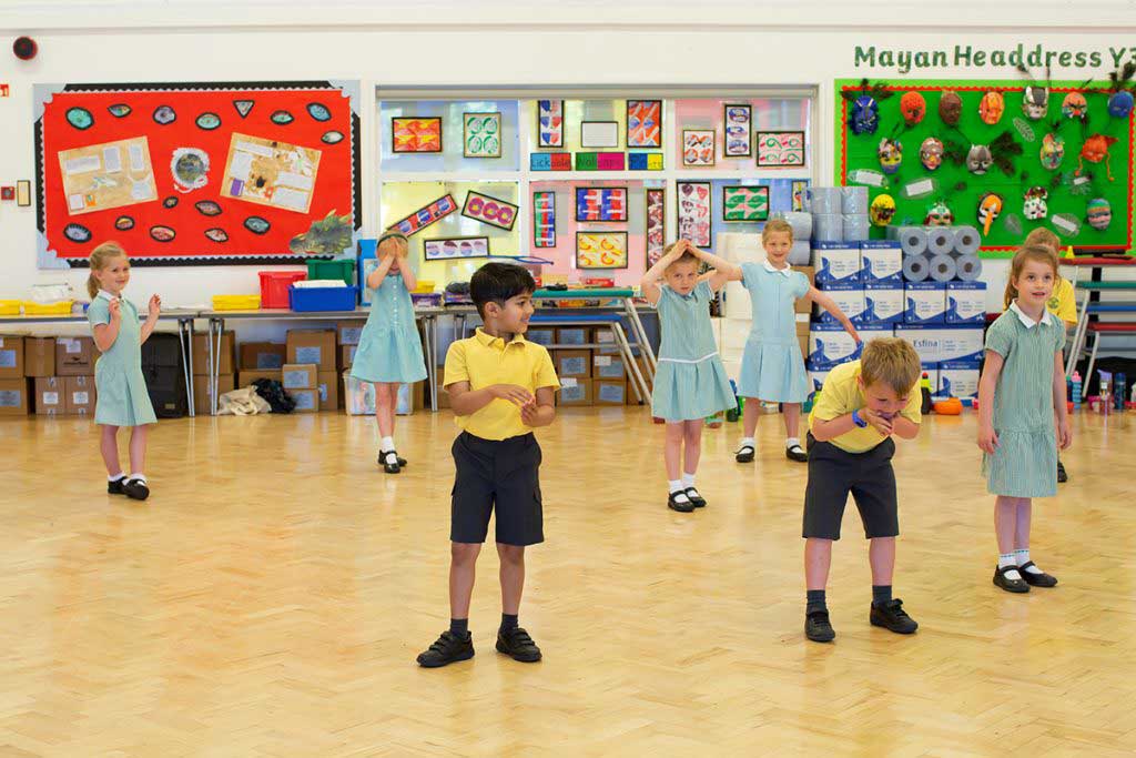 Photo of Lyppard Grange pupils going on an adventure with drama activities to spark imagination before filming