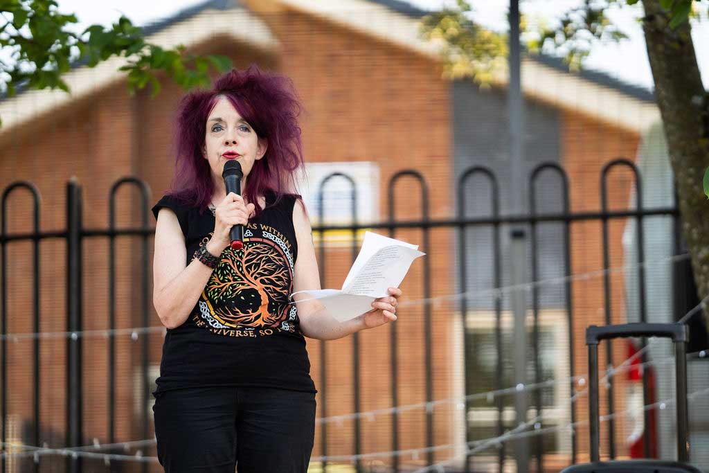Photo of Worcester Poet Laureate Suz Winspear