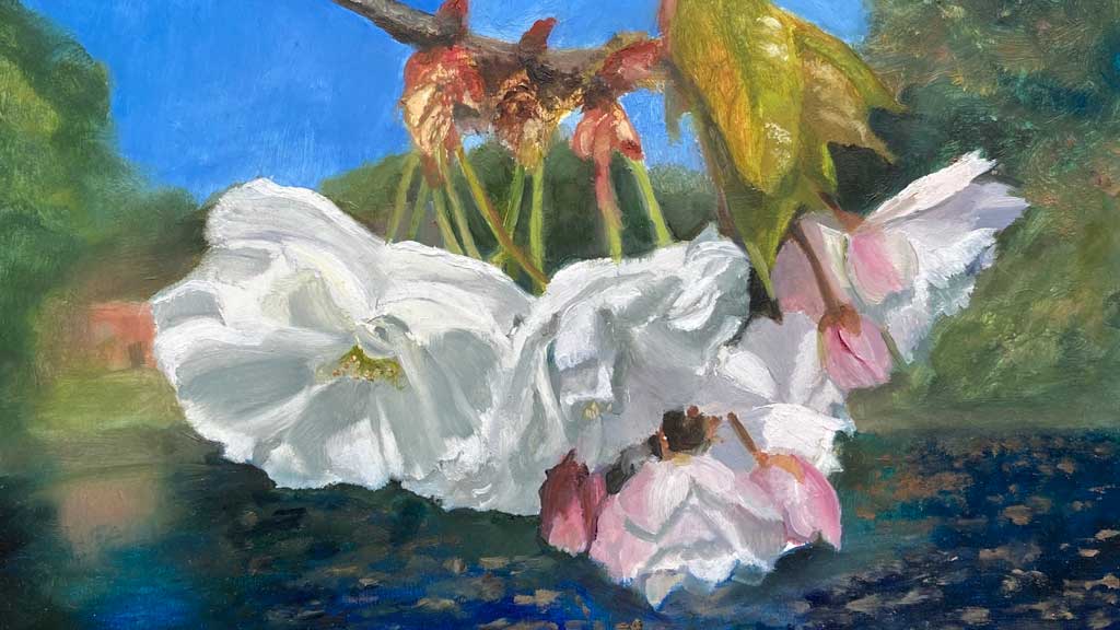 Blossom Painting by Nicola Currie