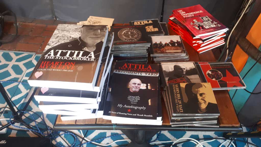 Photo of books-by Attila the Stockbroker