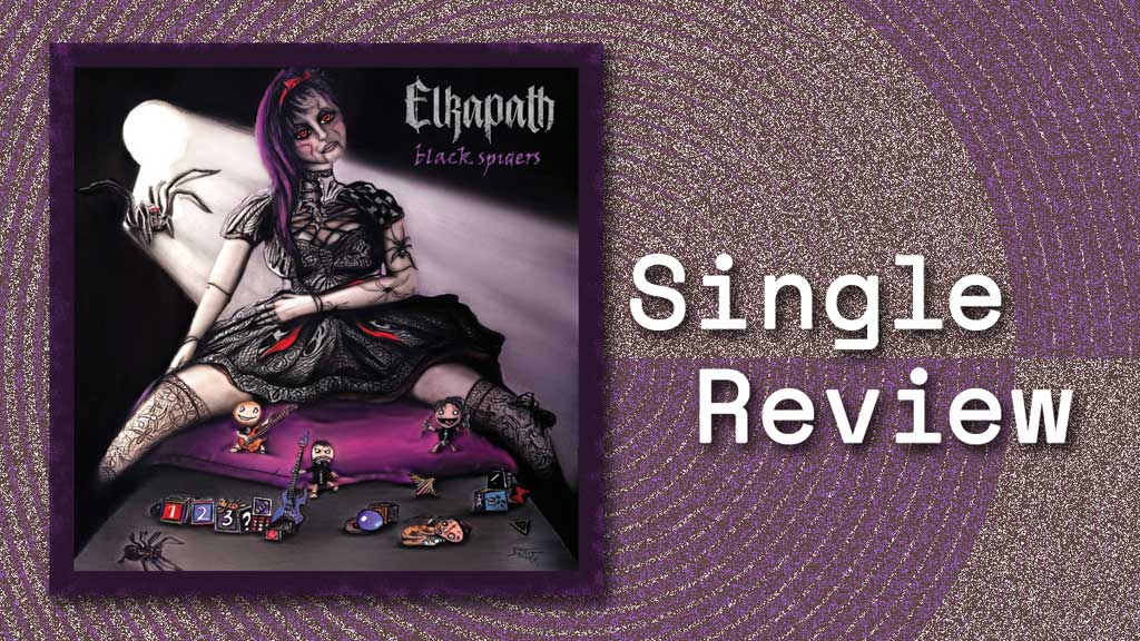 Single cover for Black Spiders by Elkapath