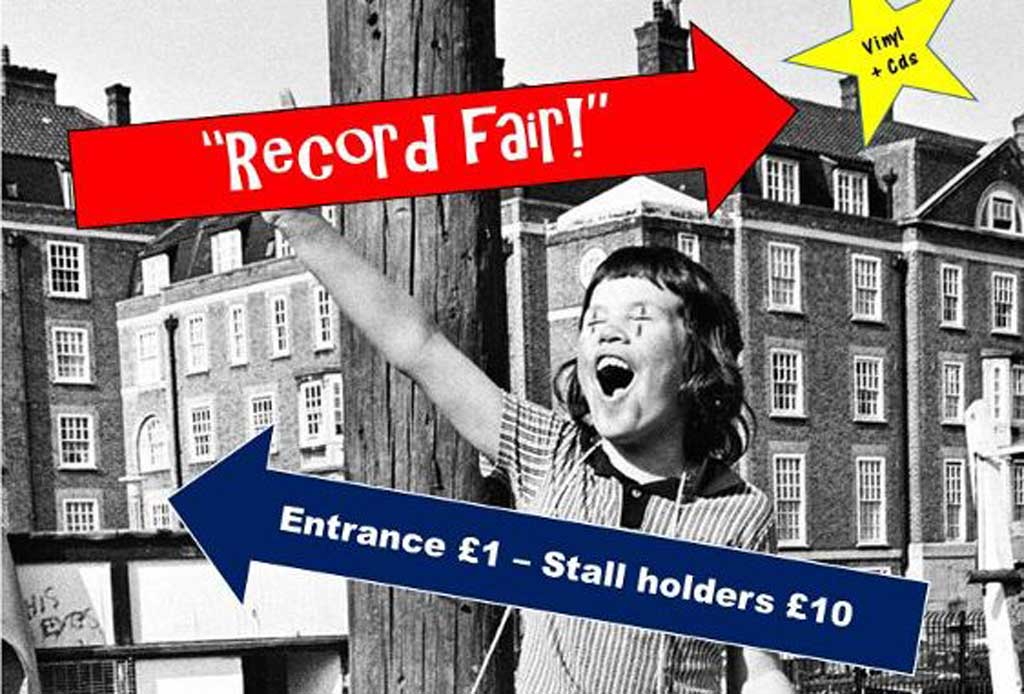 Poster for a record fair