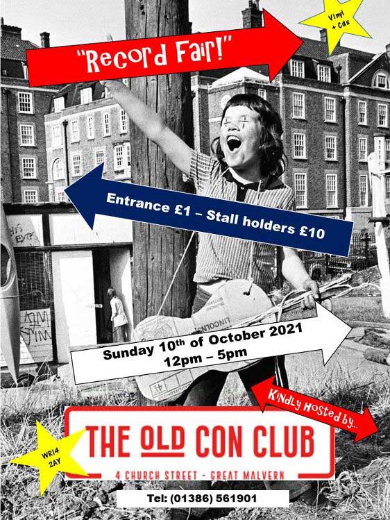 Poster for a record fair