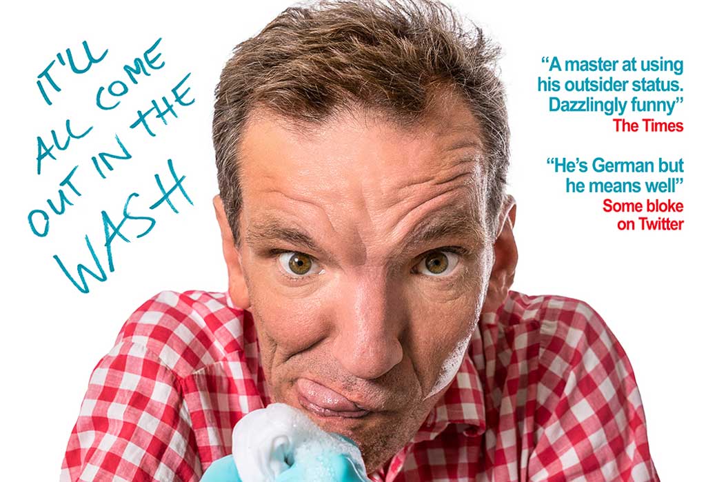 Poster for Henning Wehn's comedy night