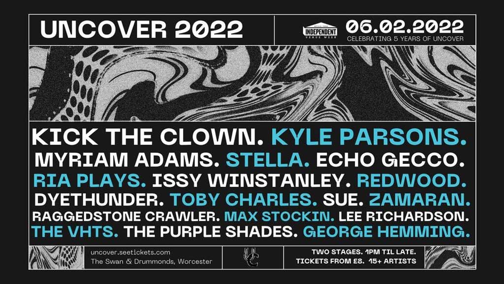 Poster forUncover Line-up at Drummonds