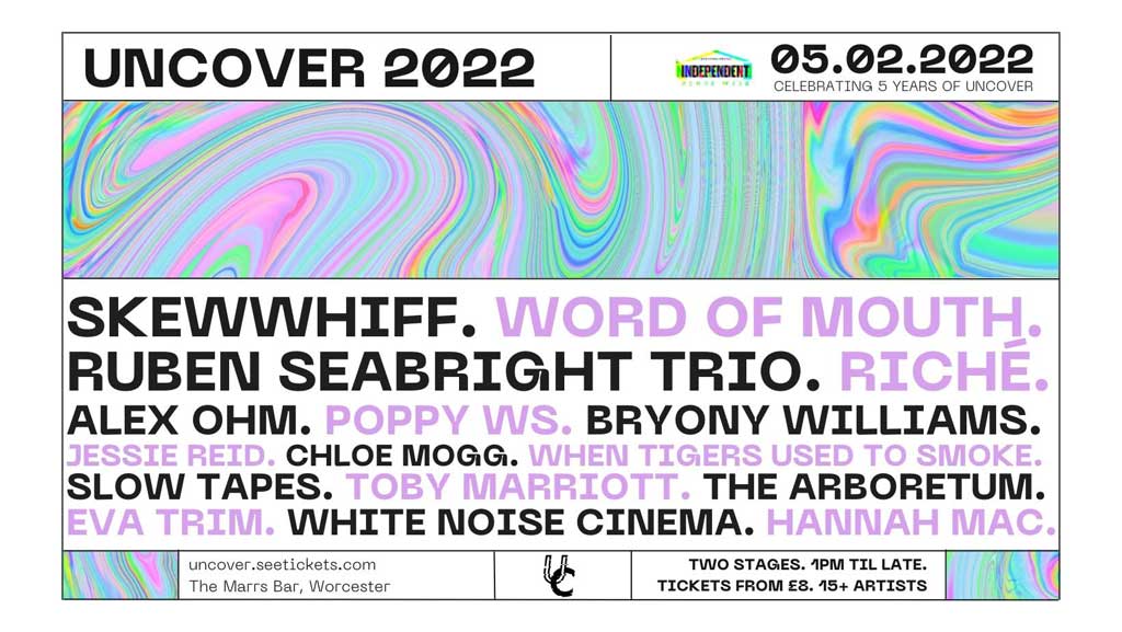 Poster for Uncover Line-up at The Marrs Bar