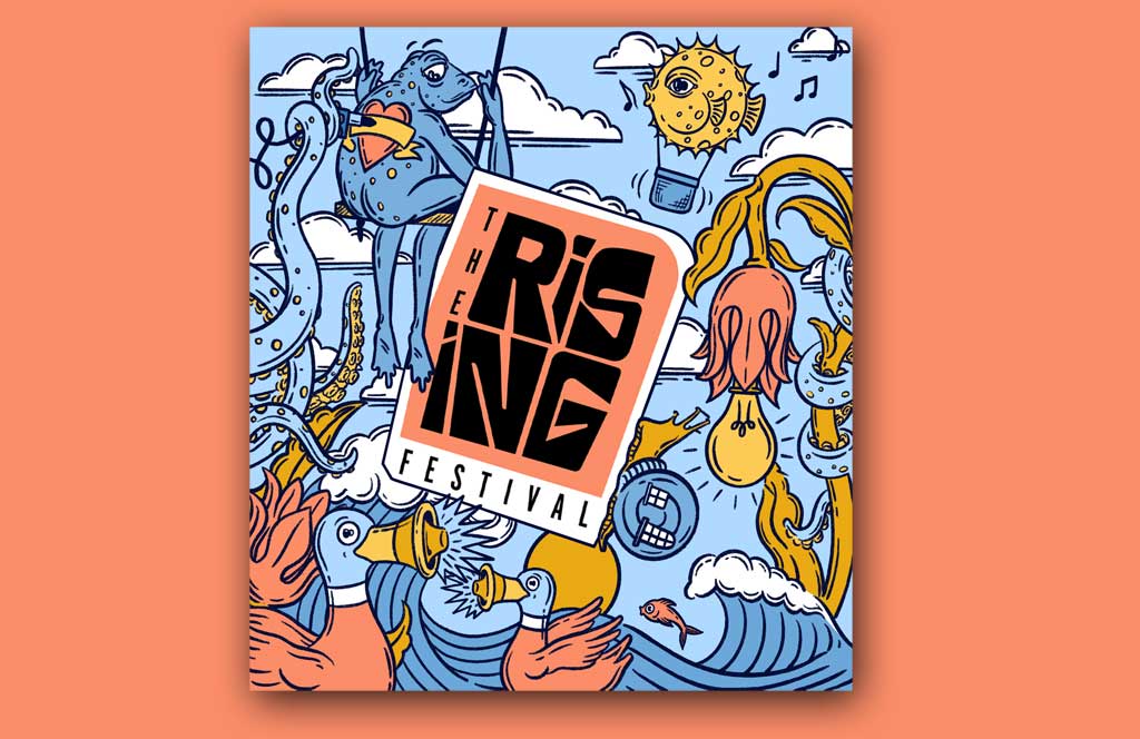 Poster for The Rising Festival Worcester