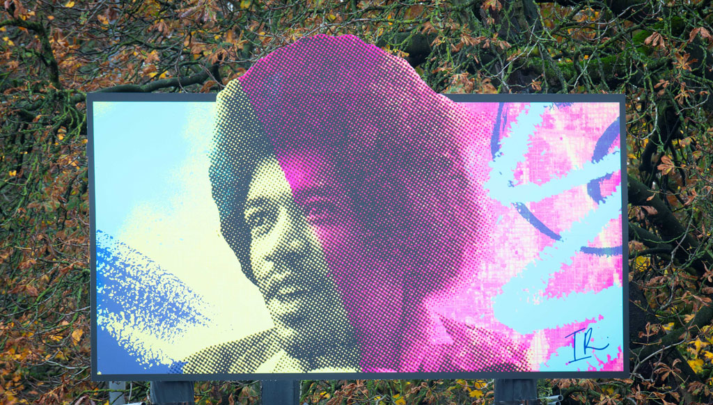 Photo of poster for Hendrix in Worcester
