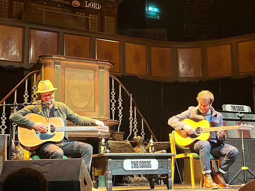 Photo of the band The Coral Performing