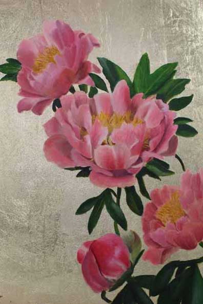 Painting of Peonies