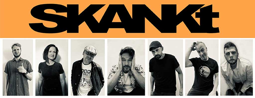 Poster for SKANKt live at The Marr’s Bar, Worcester