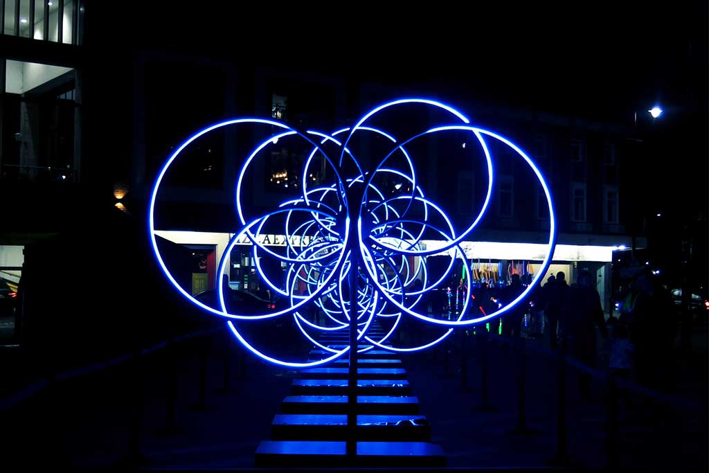 Photo of Kinetic Perspective at  Light Night Worcester