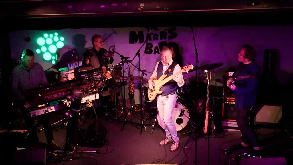 Photo of the band Slinky at The Marrs Bar