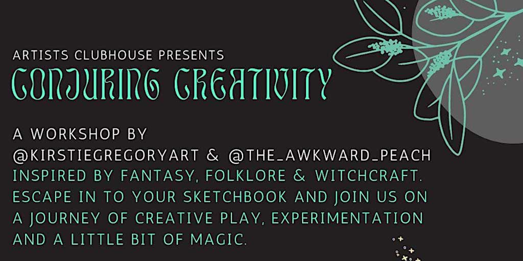 Poster for Conjuring Creativity workshop