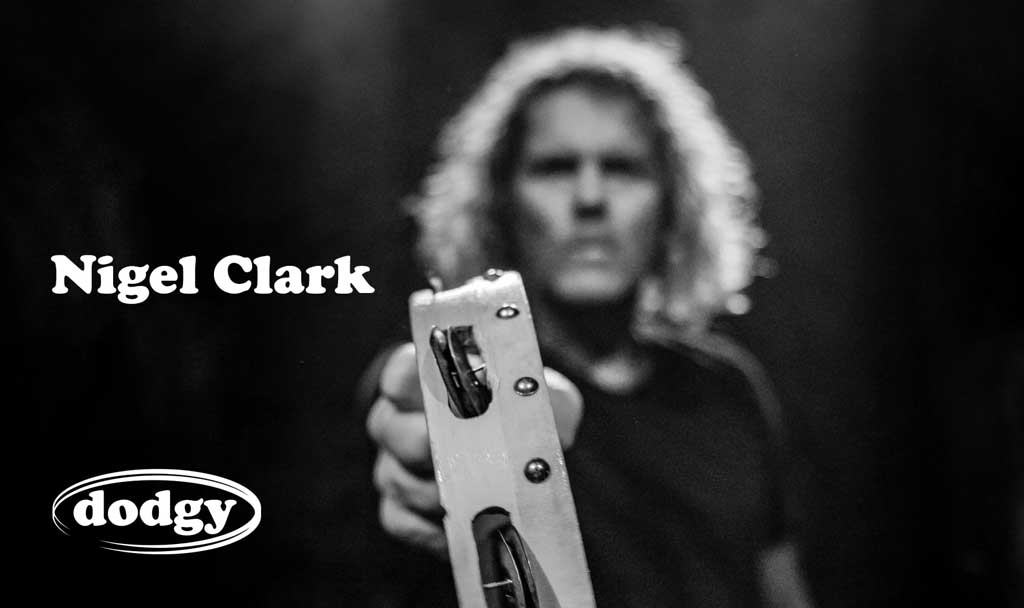 Photo of Nigel Clark from the band Dodgy