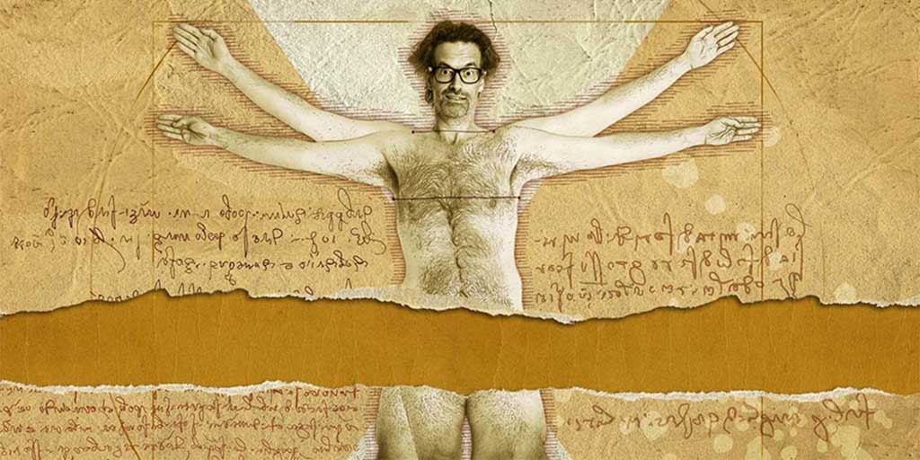 Poster for Vitruvian Mango by Marcus Brigstocke