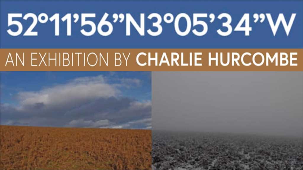 Poster for a Charlie Hurcombe Exhibition