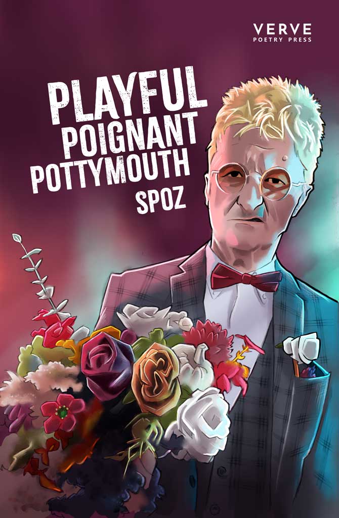 Book cover for Playful Poignant Pottymouth by Spoz