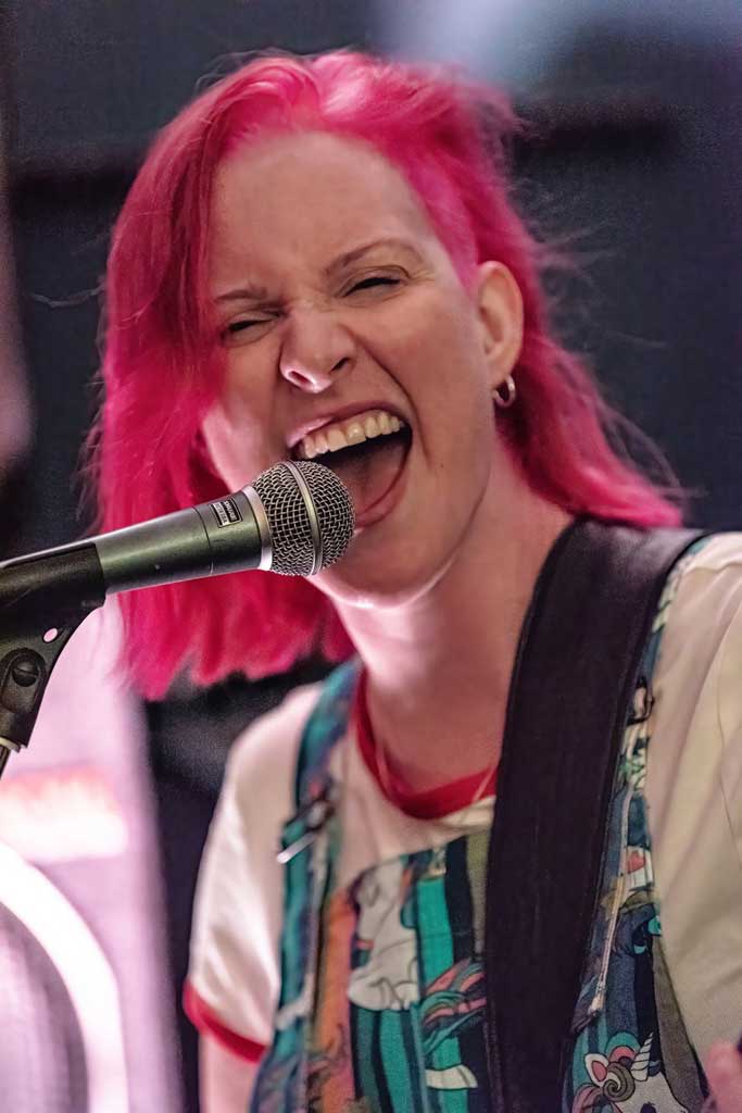 Photo of Emma from Emma Howett & the Genuine Noise live on stage