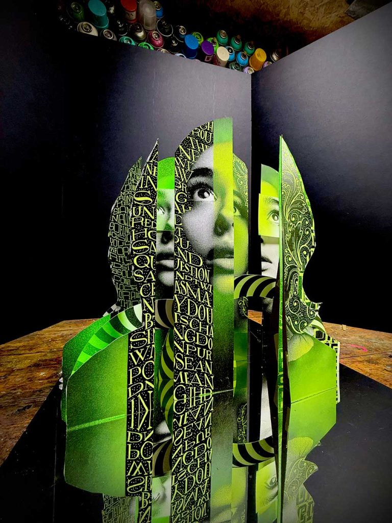 Photo of an examples of Rob Drapers work