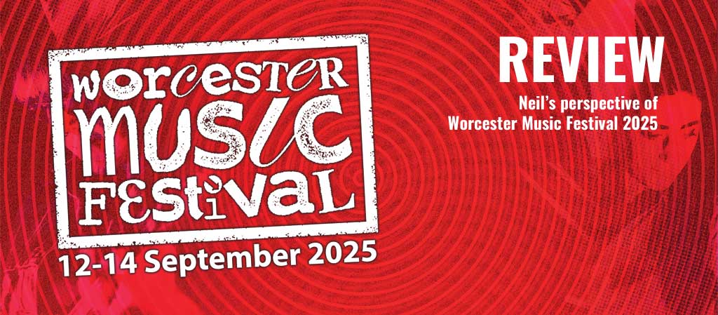 Graphic saying Worcester Music Festival Review