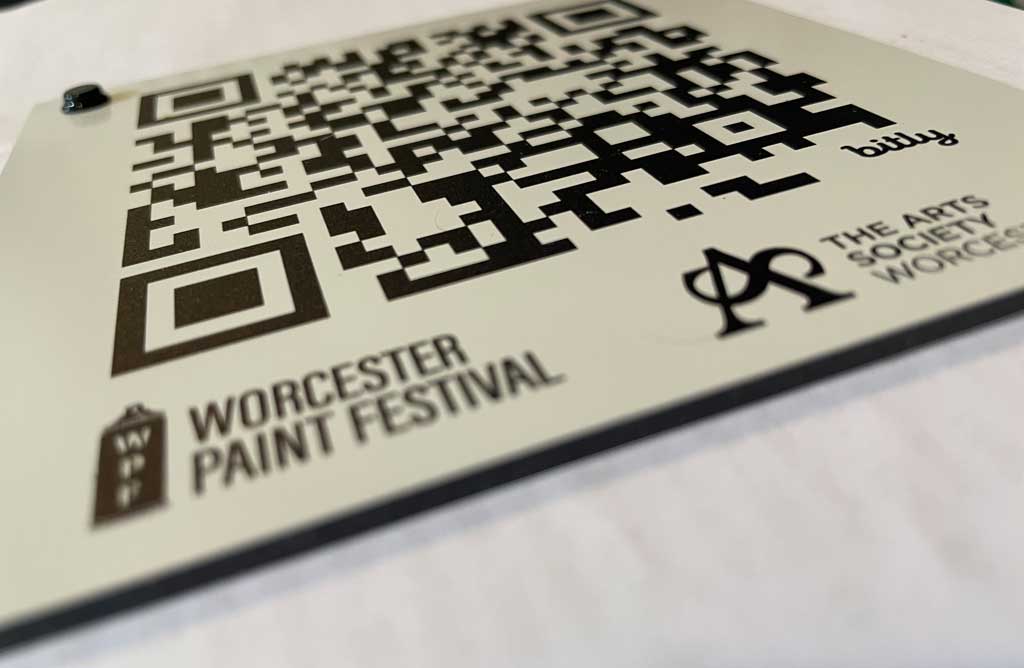 Photo of QR Sign
