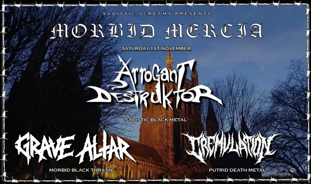 Poster for Morbid Mercia Weekend - Saturday