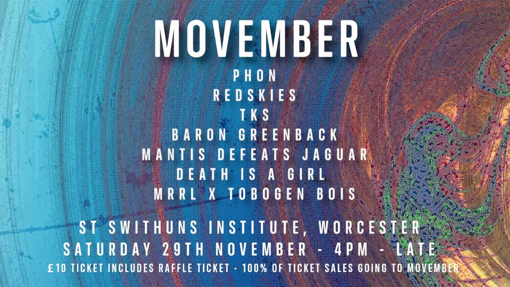 Event poster for Movember 2025