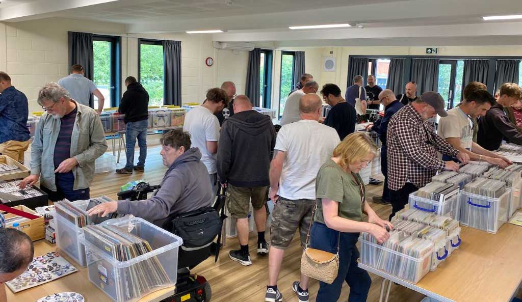 Photo of people at Tewkesbury Record Fair November 2025