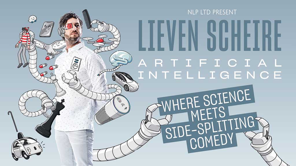poster for Lieven Scheire Artificial Intelligence Tour