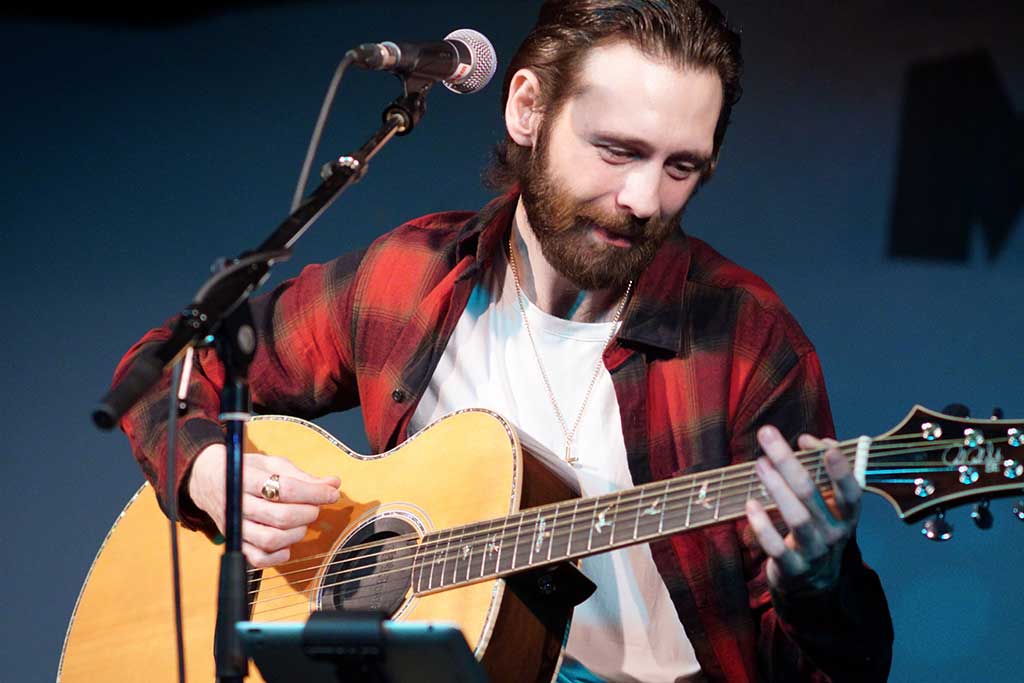 Photo of Laurence Jones on stage