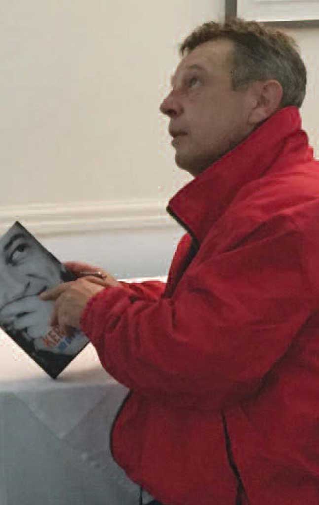 Photo of Andy Kershaw at Bewdley Festival