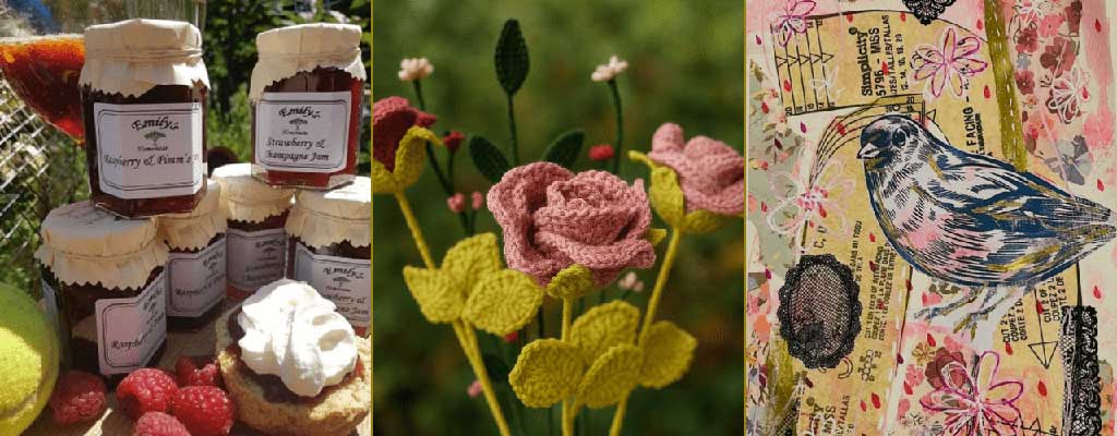 Photo of items at Spring Makers’ Fair