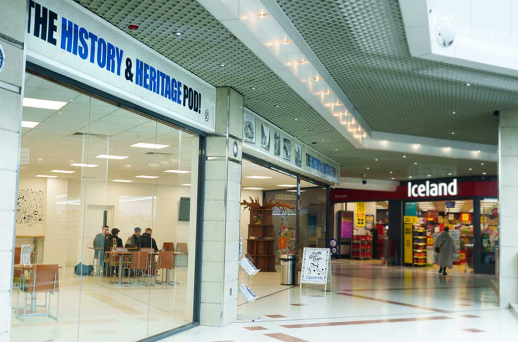 Picture of shops that Worcester Record Fair will be held in