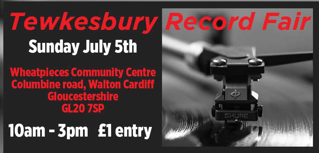 Graphic about Tewkesbury Record Fair