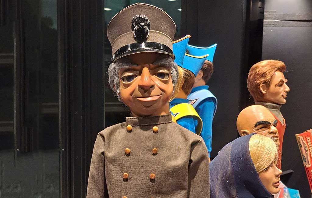 Photo of a Thunderbirds puppet