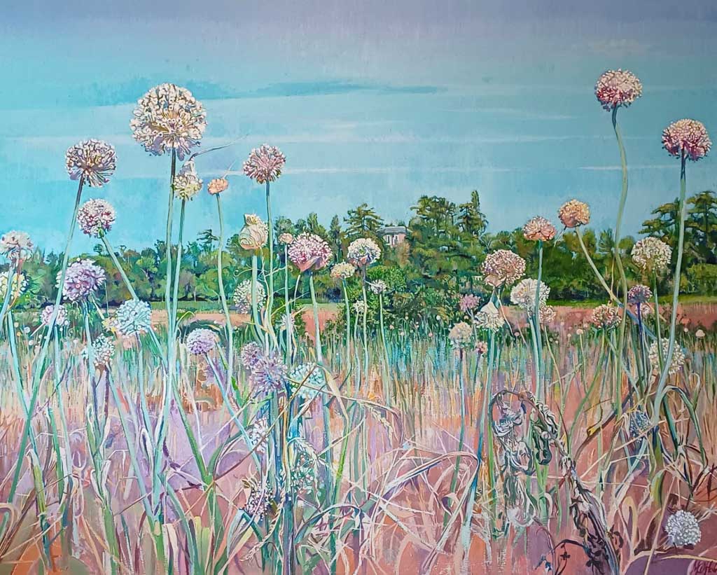 Art piece 'Alliums' by Mark Holmes