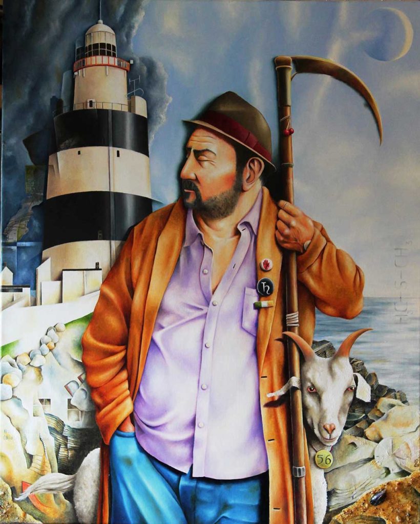 Art piece Peter Soye Big William Goat Dreams Of Hookhead