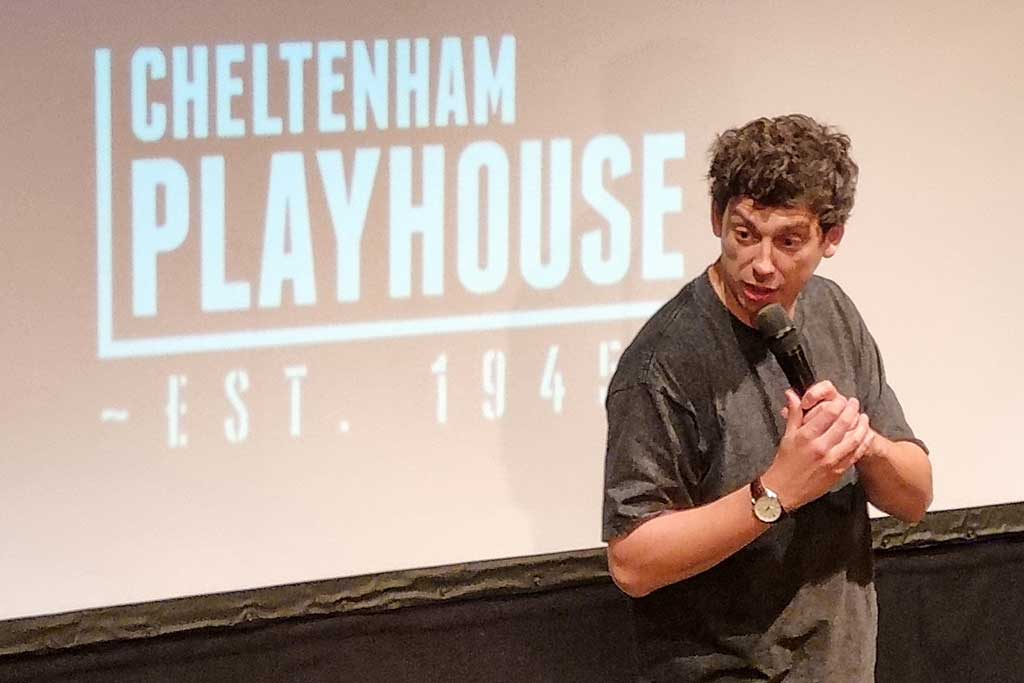 Phto of Matt Richardson on stage
