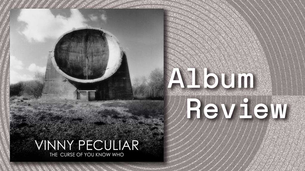 Album cover for The Curse of You Know Who by Vinny Peculiar