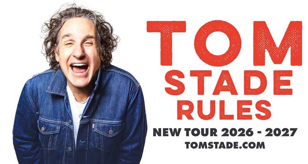 Poster for Tom Stade at Huntingdon Hall